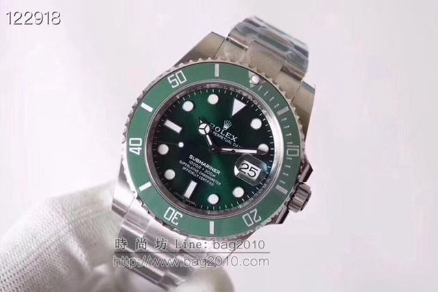 勞力士手錶 Rolex綠水鬼 超級綠色字圈 Rolex機械男士腕表 勞力士高端男表  hds1638
